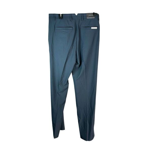 Dunning Golf Pants Mens 32x32 Navy Blue Performance Stretch Bottoms Halo NWT - Picture 2 of 10